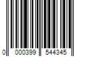 Barcode Image for UPC code 0000399544345