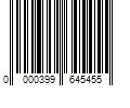 Barcode Image for UPC code 0000399645455. Product Name: Weaver Leather Over and Under, 3/8 in. x 58 in., 30-1206