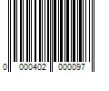 Barcode Image for UPC code 0000402000097