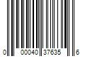 Barcode Image for UPC code 000040376356