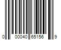 Barcode Image for UPC code 000040651569