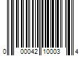 Barcode Image for UPC code 000042100034