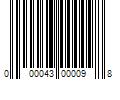 Barcode Image for UPC code 000043000098