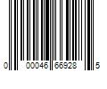 Barcode Image for UPC code 000046669285