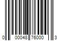 Barcode Image for UPC code 000048760003