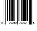 Barcode Image for UPC code 000050000005