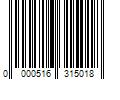 Barcode Image for UPC code 0000516315018