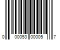 Barcode Image for UPC code 000053000057