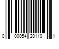 Barcode Image for UPC code 000054201101