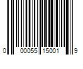 Barcode Image for UPC code 000055150019