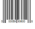 Barcode Image for UPC code 000059936008