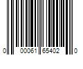 Barcode Image for UPC code 000061654020