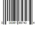 Barcode Image for UPC code 000061657434