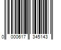 Barcode Image for UPC code 0000617345143