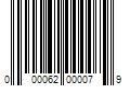 Barcode Image for UPC code 000062000079