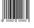 Barcode Image for UPC code 0000623000630