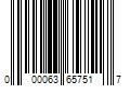 Barcode Image for UPC code 000063657517