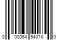 Barcode Image for UPC code 000064540740