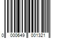 Barcode Image for UPC code 0000649001321