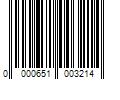 Barcode Image for UPC code 0000651003214