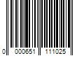 Barcode Image for UPC code 0000651111025