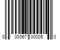 Barcode Image for UPC code 000067000050