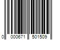 Barcode Image for UPC code 0000671501509