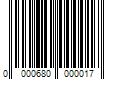 Barcode Image for UPC code 0000680000017