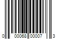 Barcode Image for UPC code 000068000073