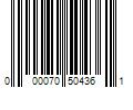 Barcode Image for UPC code 000070504361