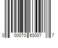 Barcode Image for UPC code 000070630077