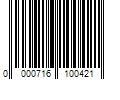 Barcode Image for UPC code 0000716100421