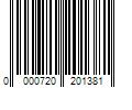 Barcode Image for UPC code 0000720201381