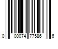 Barcode Image for UPC code 000074775866