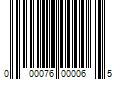 Barcode Image for UPC code 000076000065