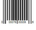 Barcode Image for UPC code 000076000096