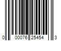 Barcode Image for UPC code 000076254543