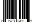 Barcode Image for UPC code 000076805110