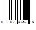 Barcode Image for UPC code 000076805158