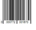 Barcode Image for UPC code 0000772001670