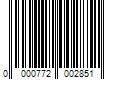 Barcode Image for UPC code 0000772002851