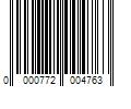 Barcode Image for UPC code 0000772004763