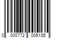 Barcode Image for UPC code 0000772005135