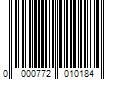 Barcode Image for UPC code 0000772010184