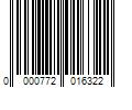 Barcode Image for UPC code 0000772016322