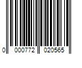 Barcode Image for UPC code 0000772020565