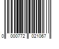 Barcode Image for UPC code 0000772021067