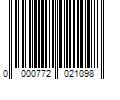 Barcode Image for UPC code 0000772021098