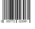 Barcode Image for UPC code 0000772023061