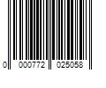 Barcode Image for UPC code 0000772025058